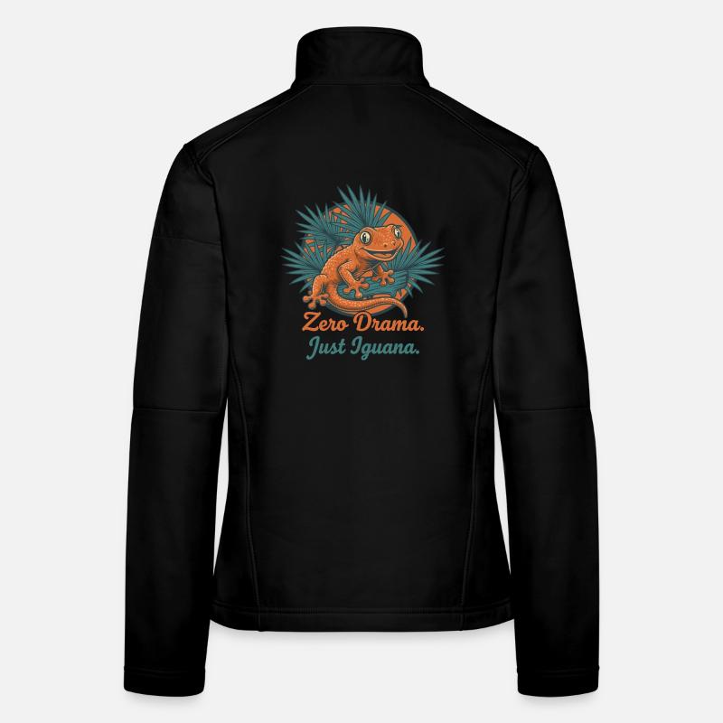 Null Drama, Nur Leguan Frauen Softshelljacke