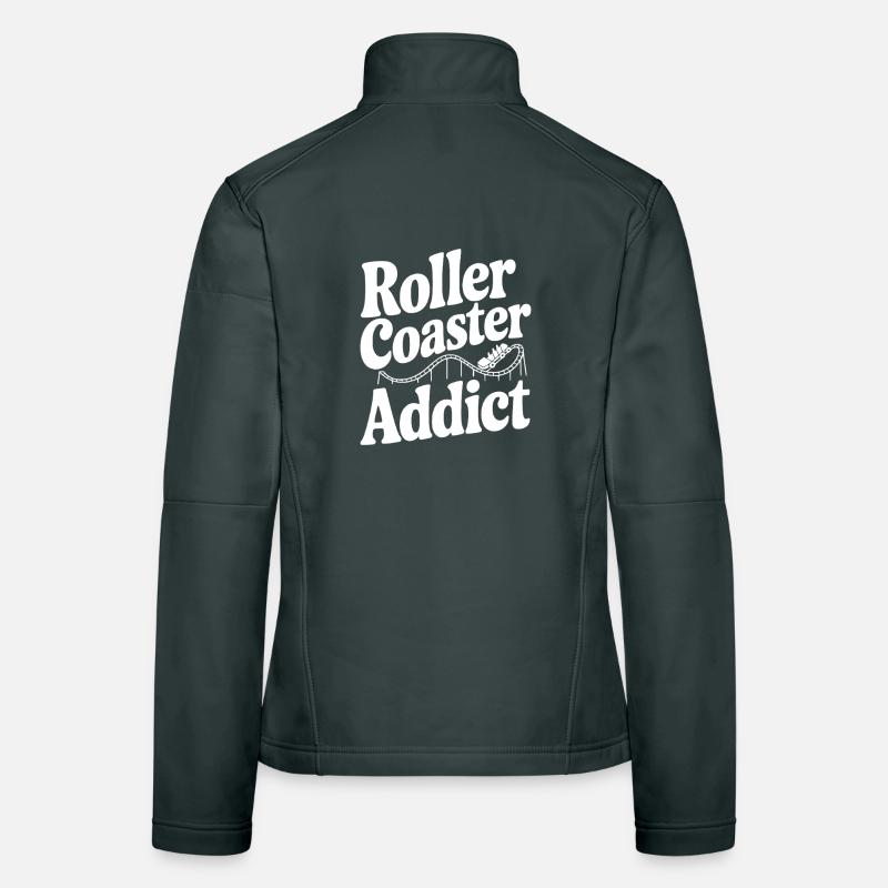 Achterbahn-Süchtiger Frauen Softshelljacke