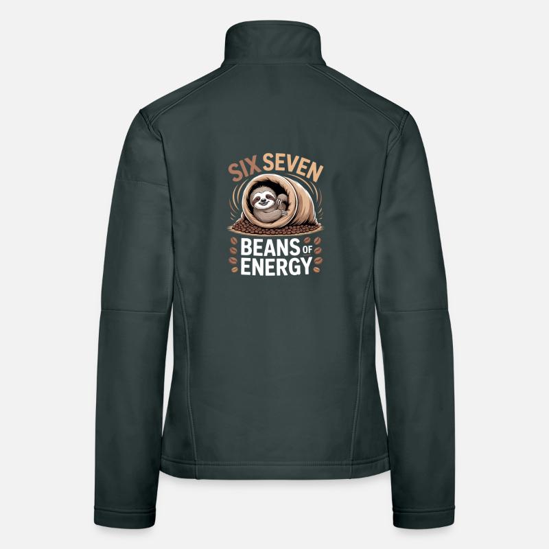 Sechs Sieben Bohnen Energie Frauen Softshelljacke