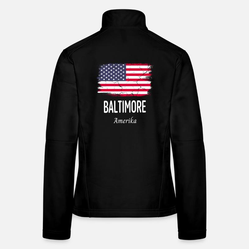 Baltimore Veste en tissu softshell Femme