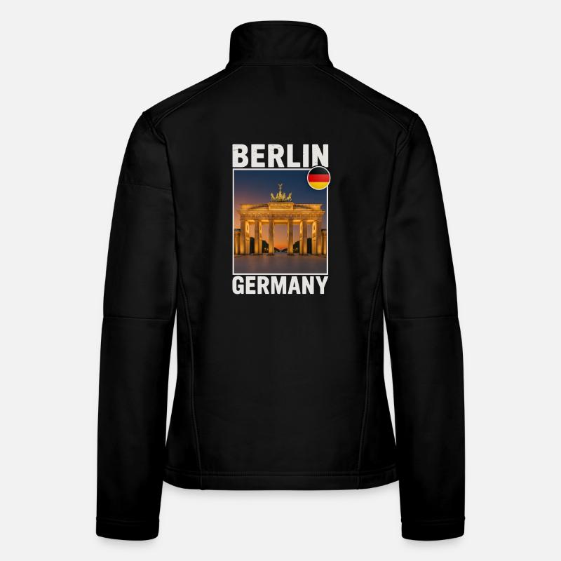 Berlin Brandenburg Gate Women's Softshell Jacket