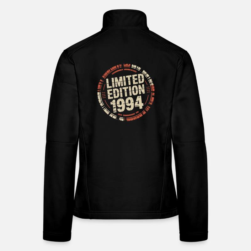 Limitierte Ausgabe 1994 Retro-Abzeichen-Grafik Frauen Softshelljacke