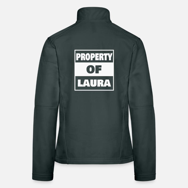 Laura as a first name Women's Softshell Jacket