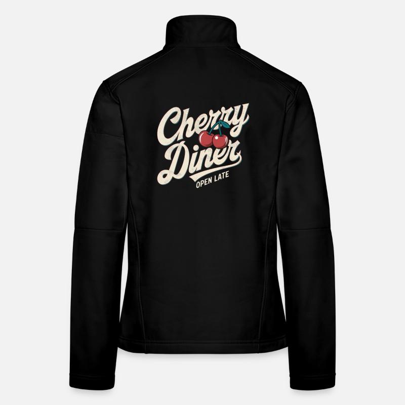 Dîner rétro Veste en tissu softshell Femme