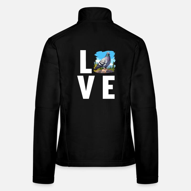 Pigeons Pigeon Veste en tissu softshell Femme