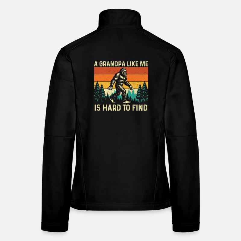 Un grand-père comme moi est difficile à trouver drôle. Bigfoot Veste en tissu softshell Femme