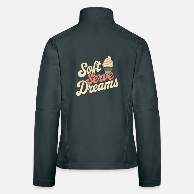 Retro Eiscreme Women's Softshell Jacket