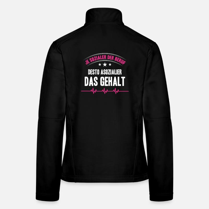 Infirmière Cadeaux Infirmière Infirmière Drôle Veste en tissu softshell Femme