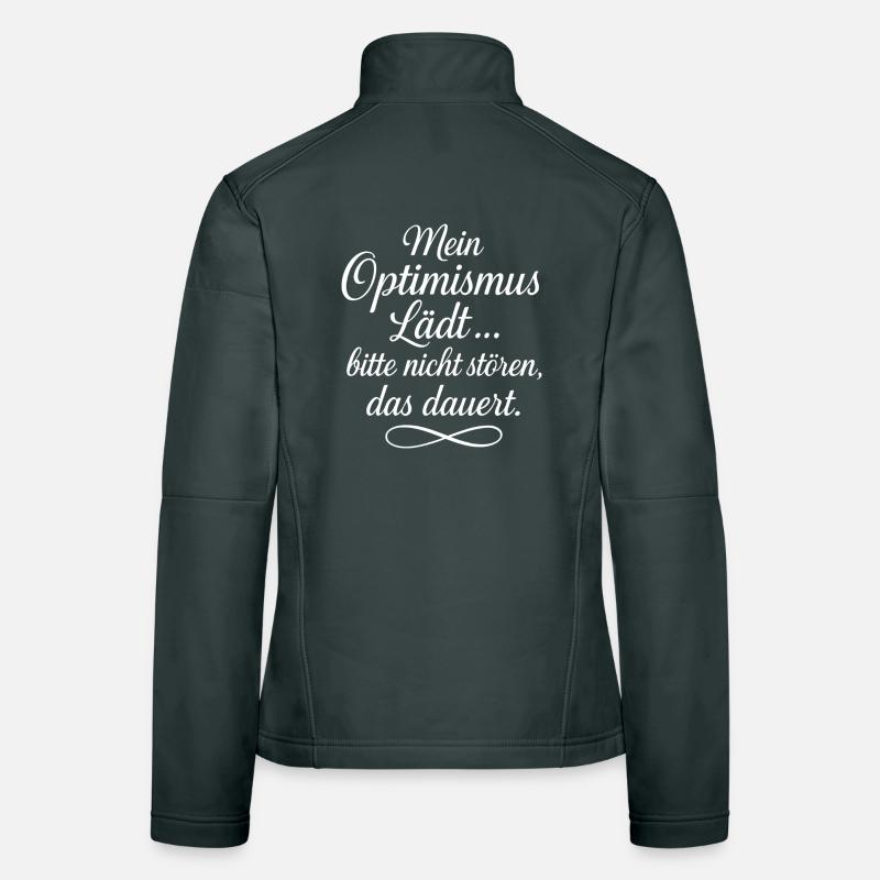 My Optimism Invites Do Not Disturb Women's Softshell Jacket
