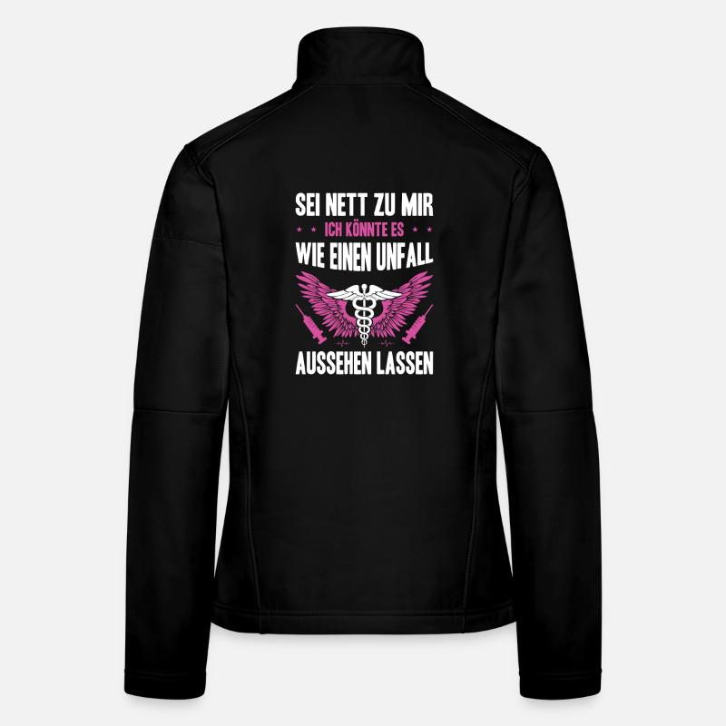 Pflegerin Geschenke Pflege Lustig Krankenpflegerin Frauen Softshelljacke