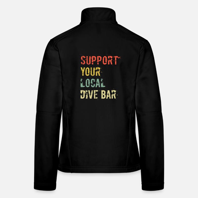 Mon pub, mes règles Veste en tissu softshell Femme