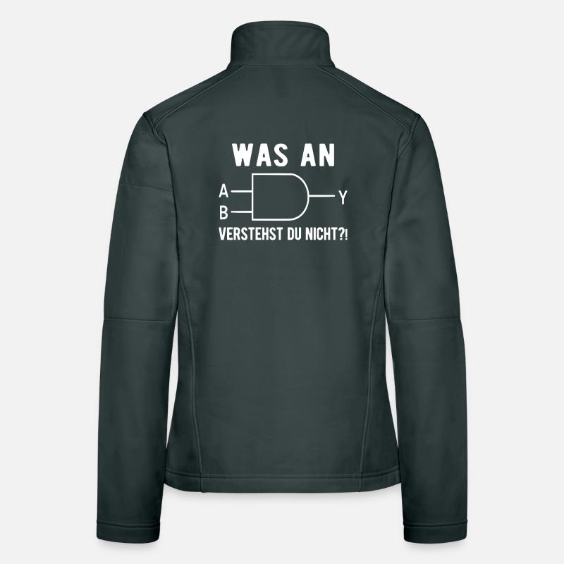 Informaticien Programmeur Administrateur Gens Veste en tissu softshell Femme