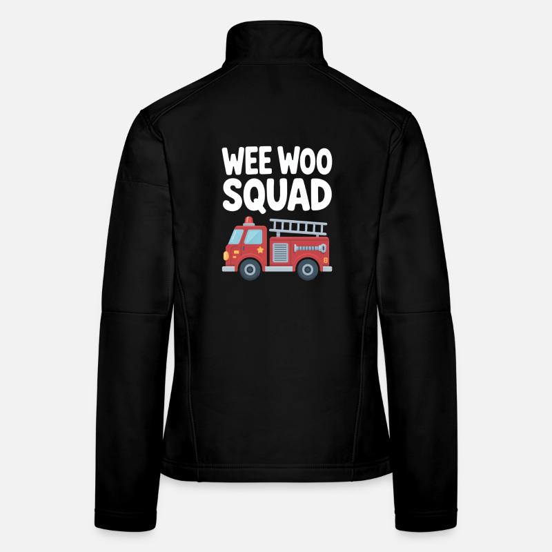 Wee Woo Squad Feuerwehr Auto Spass Frauen Softshelljacke