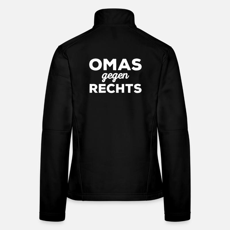 Les mamies contre la droite Veste en tissu softshell Femme
