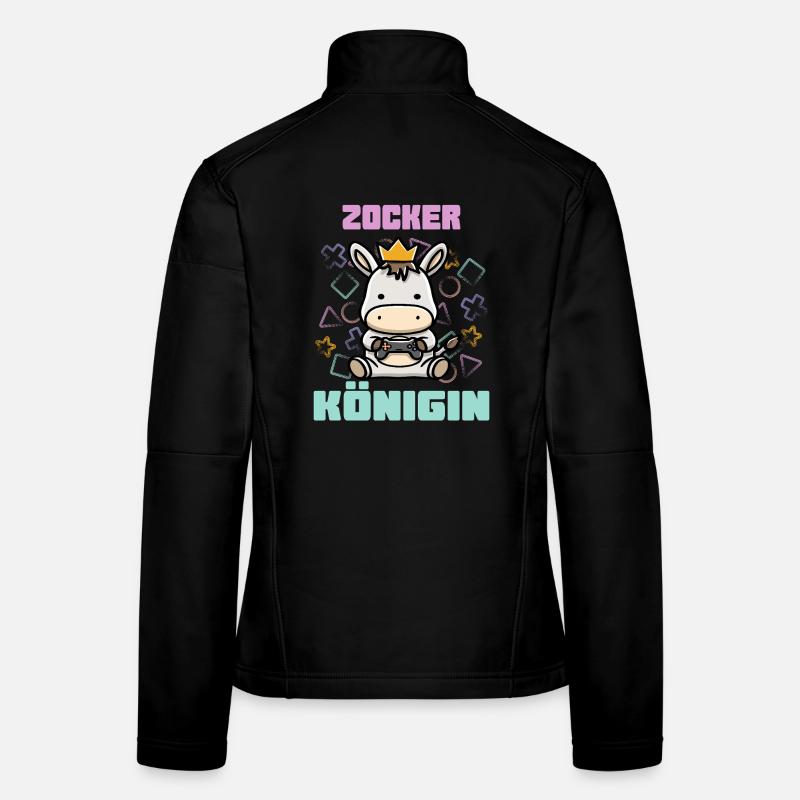 Zocker Königin Frauen Softshelljacke
