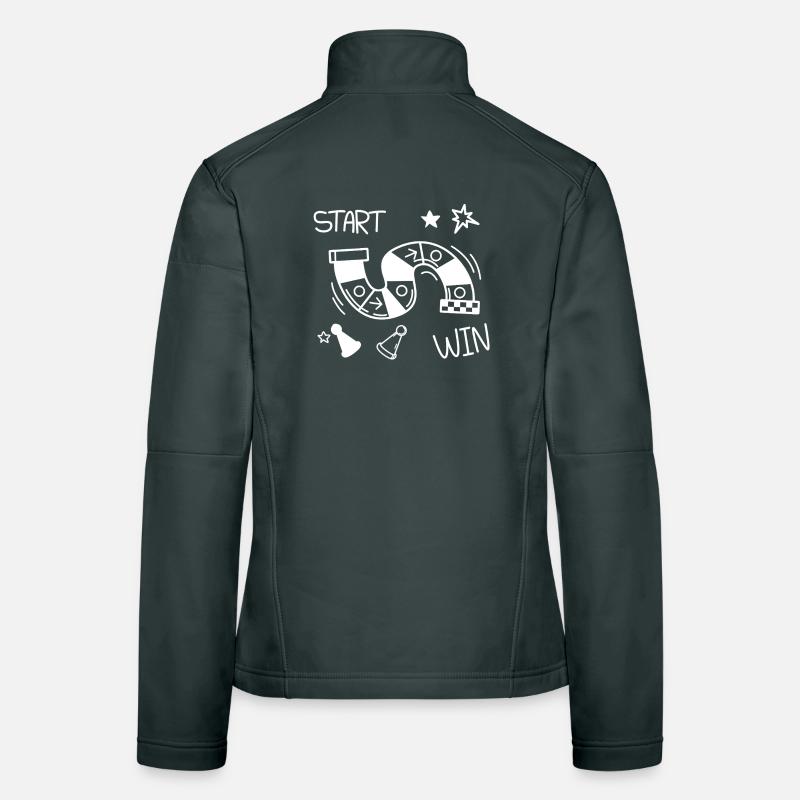 Start Win Arcade Board Game Women's Softshell Jacket