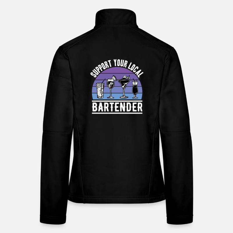 Barman offre Adieu Gastronomie Veste en tissu softshell Femme