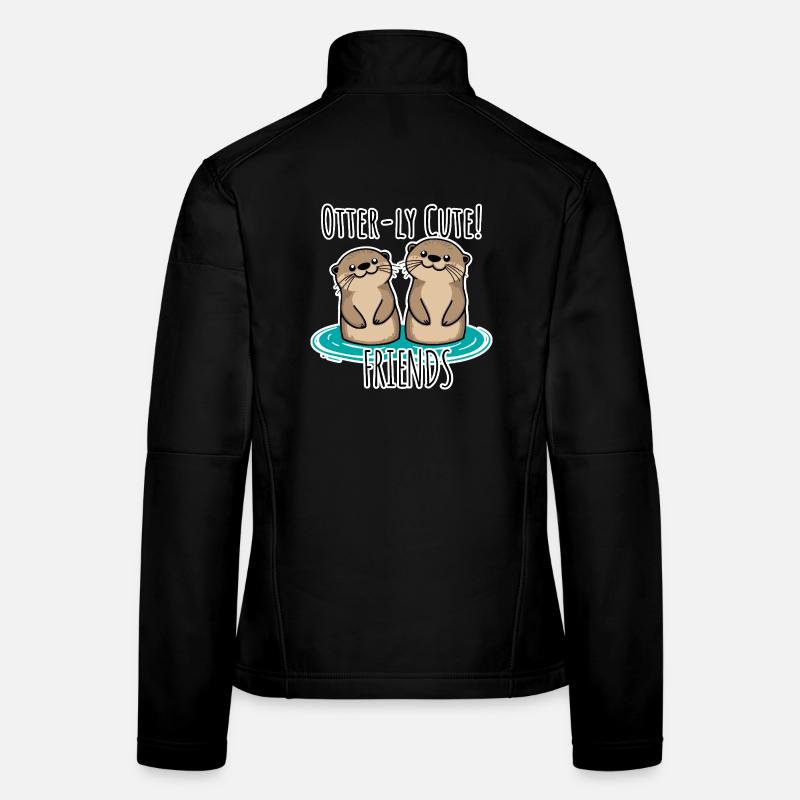 Otterly Cute! Fun friendship piece for BFF Women's Softshell Jacket
