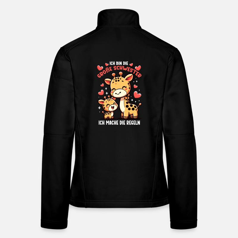 I'm the big sister I make the rules Women's Softshell Jacket