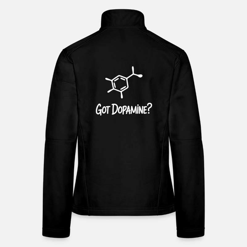 Dopamine Molecule Tee Veste en tissu softshell Femme