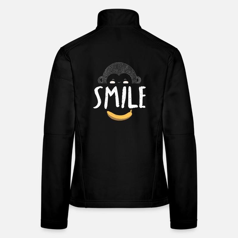 Affenlächeln Monkey Smile Frauen Softshelljacke