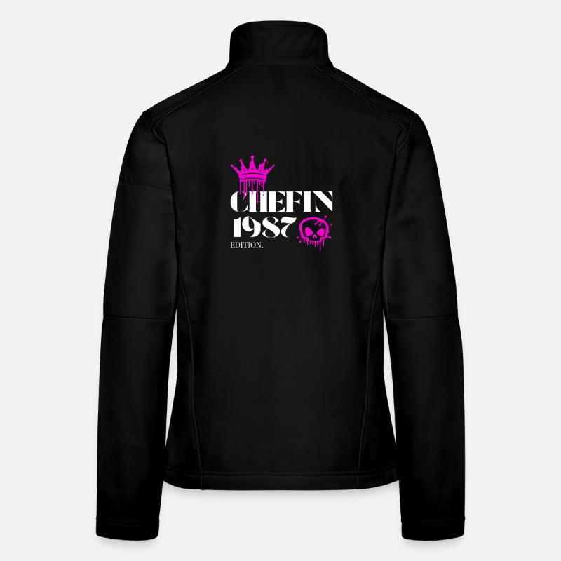 Chefin Edition 1987 – 38th Birthday Saying Women's Softshell Jacket