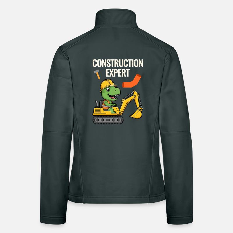 Construction worker Dino Women's Softshell Jacket