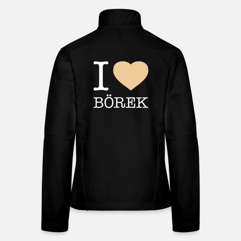 J’aime Börek Veste en tissu softshell Femme