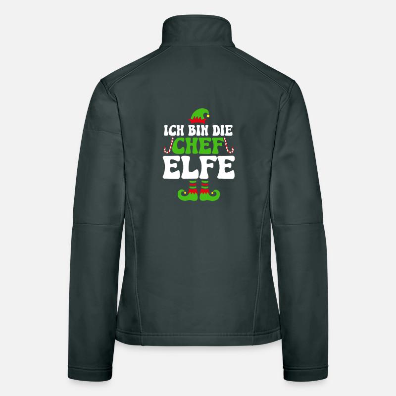 Ich Bin Die Chef Elfe Women's Softshell Jacket