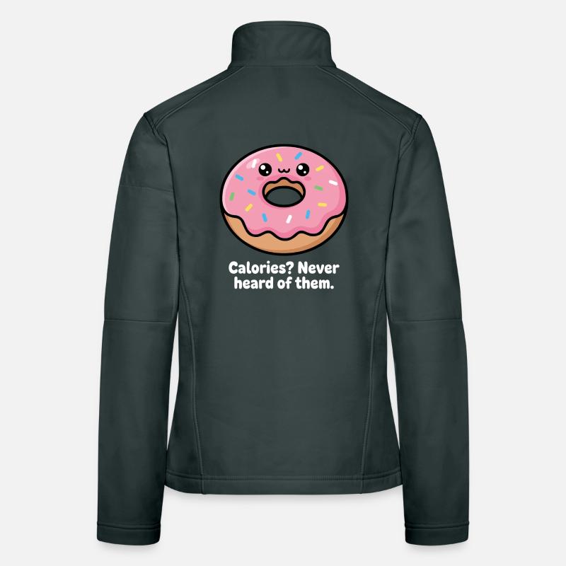 Giggling Donut Meme Saying Women's Softshell Jacket