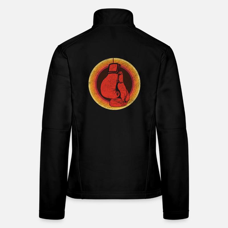 Boxing Momentum Artwork Frauen Softshelljacke