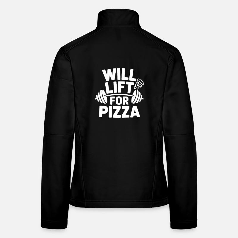 Lève pour la pizza Veste en tissu softshell Femme