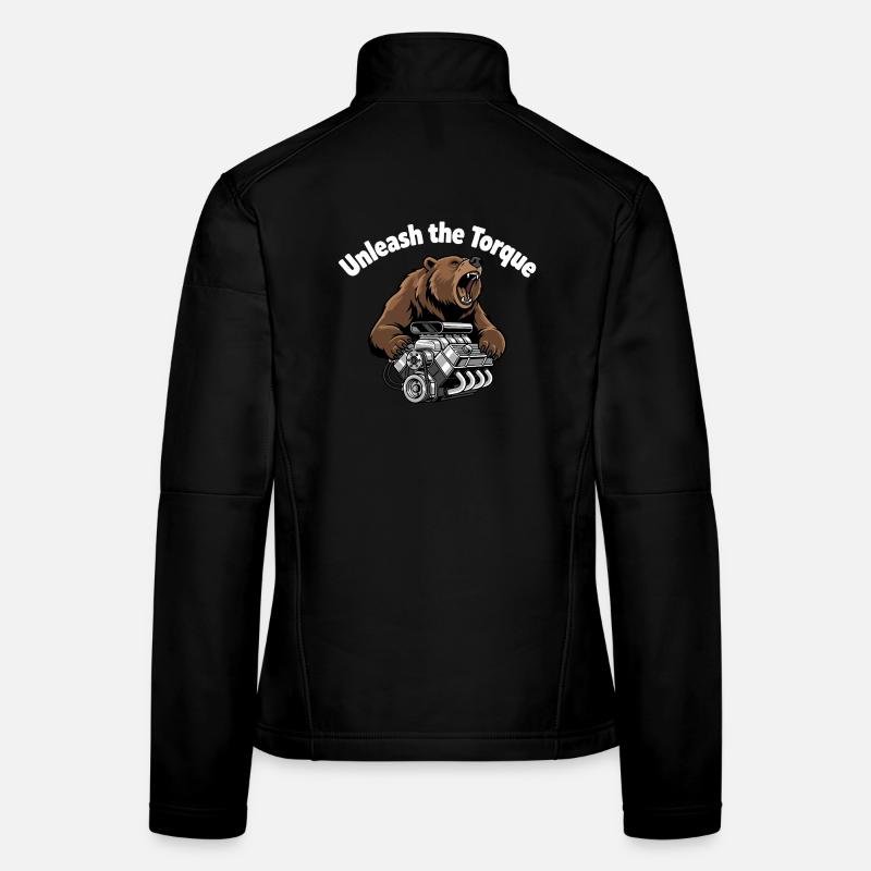Bear Torque: Bear powers V8 Women's Softshell Jacket