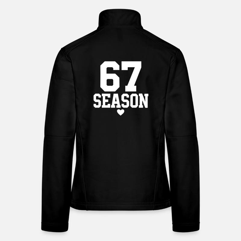 Six Sept Saisons Fun 67 Saint-Valentin Saison Se Veste en tissu softshell Femme