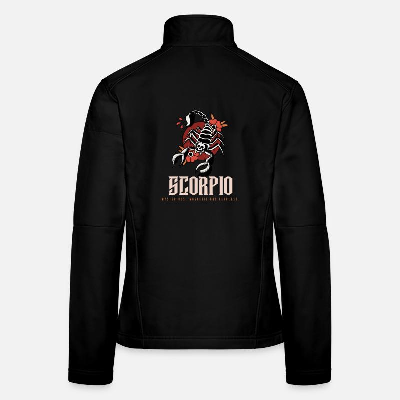 Skorpion - Frauen Softshelljacke - Schwarz
