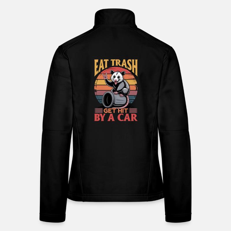 Funny Opossum Frauen Softshelljacke
