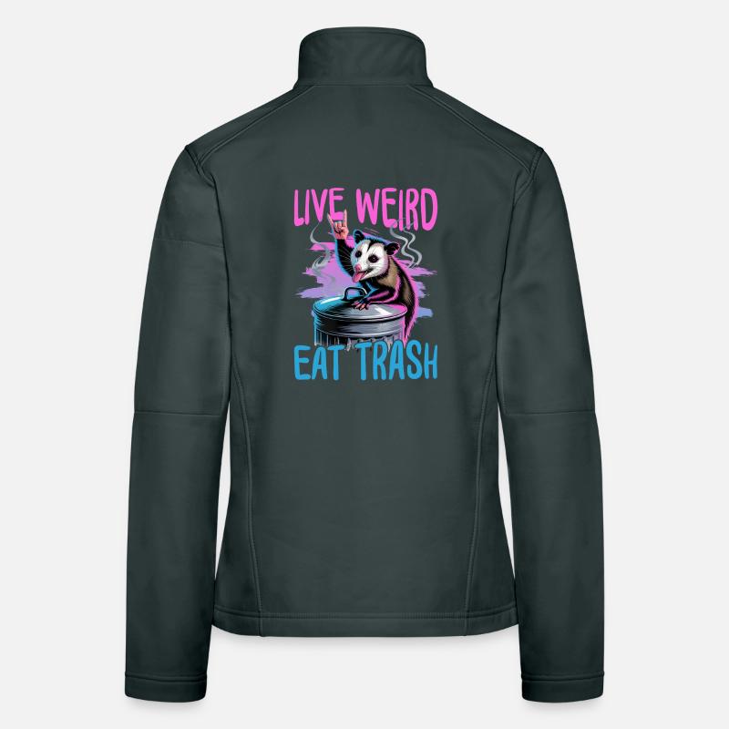 Funny Opossum Frauen Softshelljacke