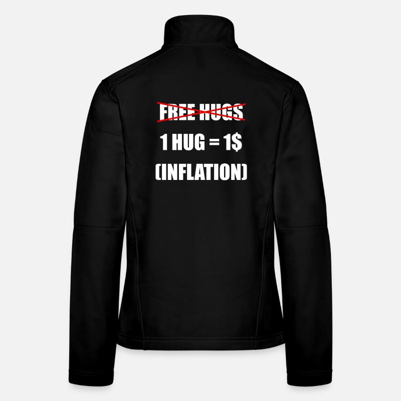 Free Hugs, Inflation-adjusted Frauen Softshelljacke