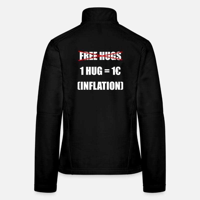 Câlins gratuits - Ajustés à l’inflation Veste en tissu softshell Femme