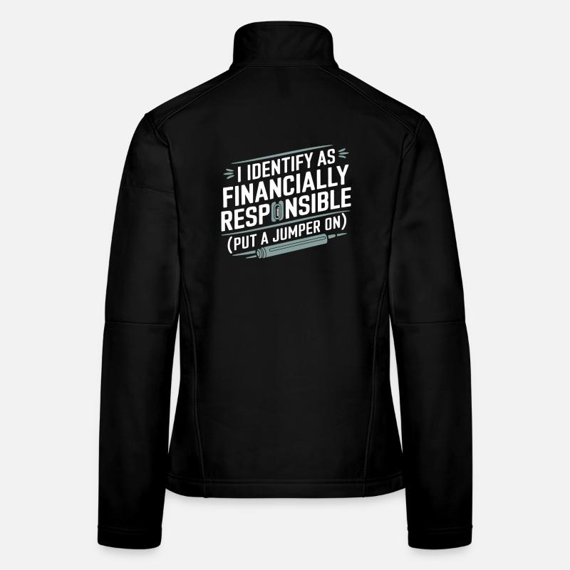 T-shirt Identité Responsable Financière Veste en tissu softshell Femme