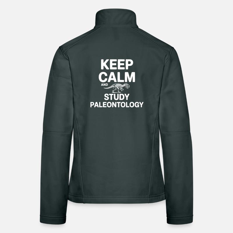 Keep Calm and Study Paleontology Women's Softshell Jacket