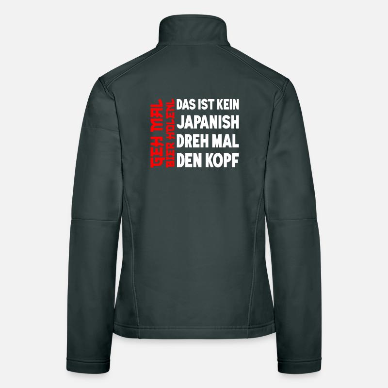 Go get beer Funny beer Drinking joy Women's Softshell Jacket