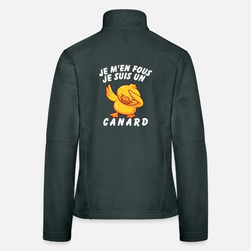 I don't care, I'm a duck Women's Softshell Jacket