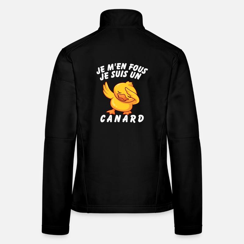 Ist mir egal, ich bin eine Ente Frauen Softshelljacke