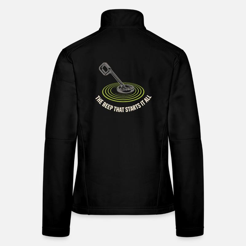 Amateur introverti de détecteurs de métaux Veste en tissu softshell Femme