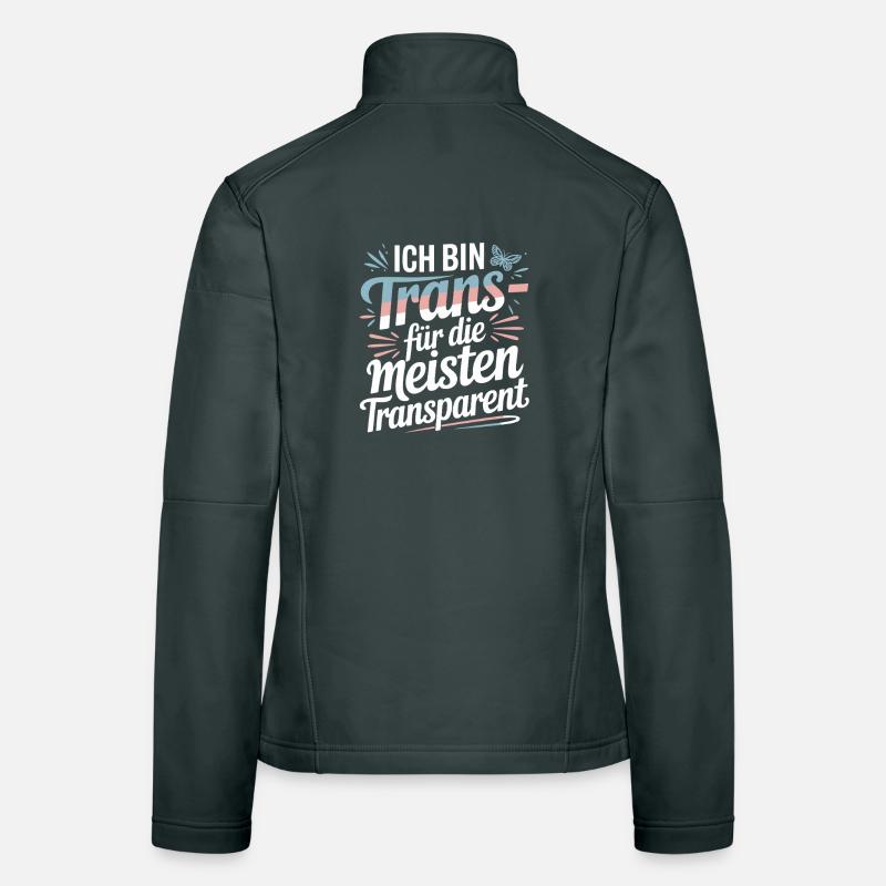 I'm trans for most transparent trans Women's Softshell Jacket
