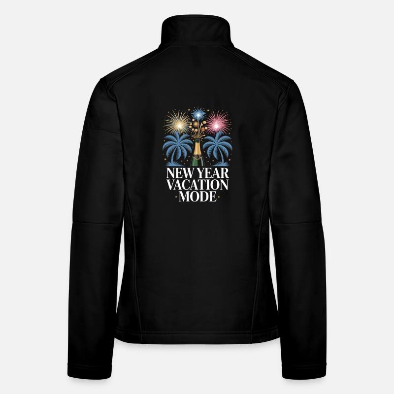New Year Vacation Mode Women's Softshell Jacket