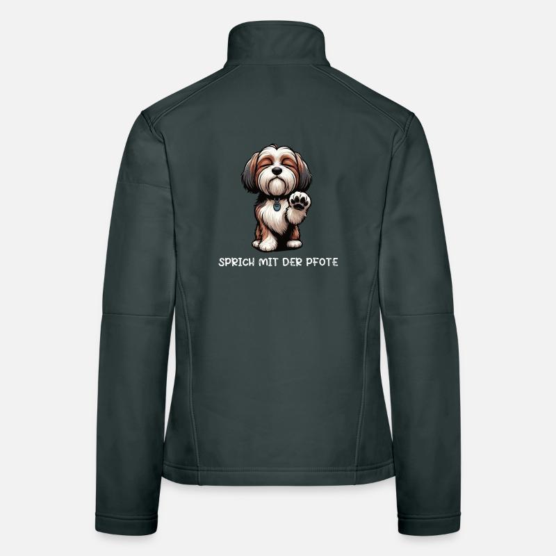 Talk to the paw Havanese Havanese owner Women's Softshell Jacket