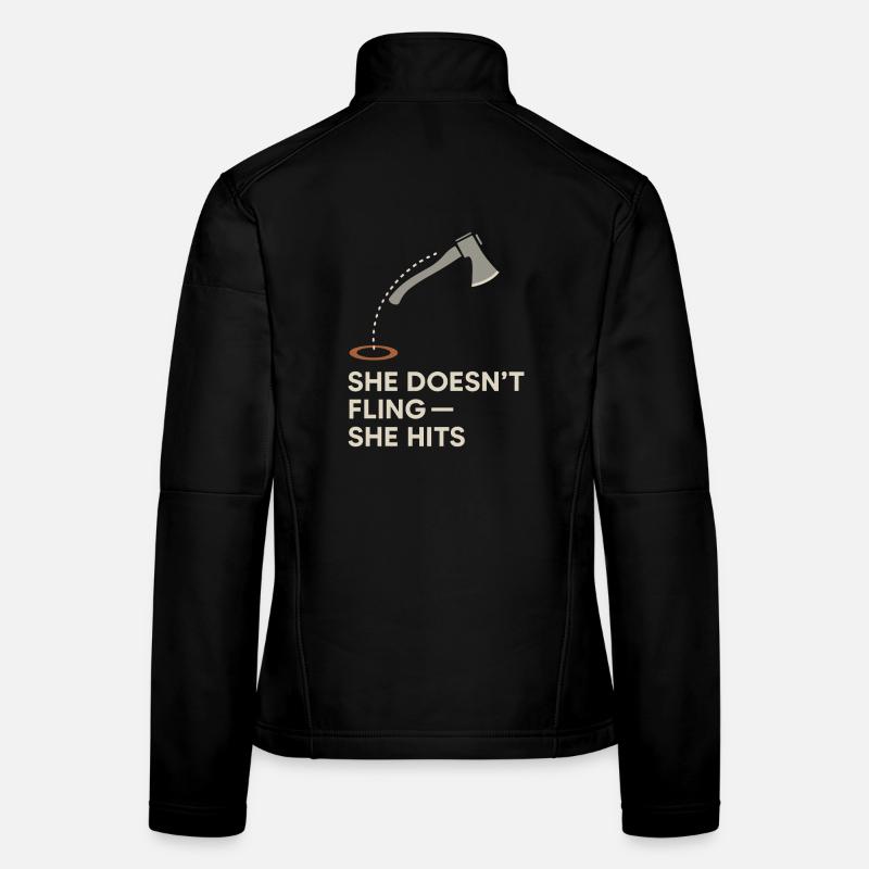 Women's Axe Throwing Gift I Slots Women's Softshell Jacket