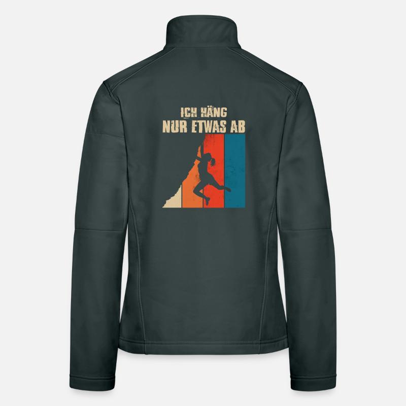 Bouldern Geschenke Klettern Kletterer Boulderer Frauen Softshelljacke